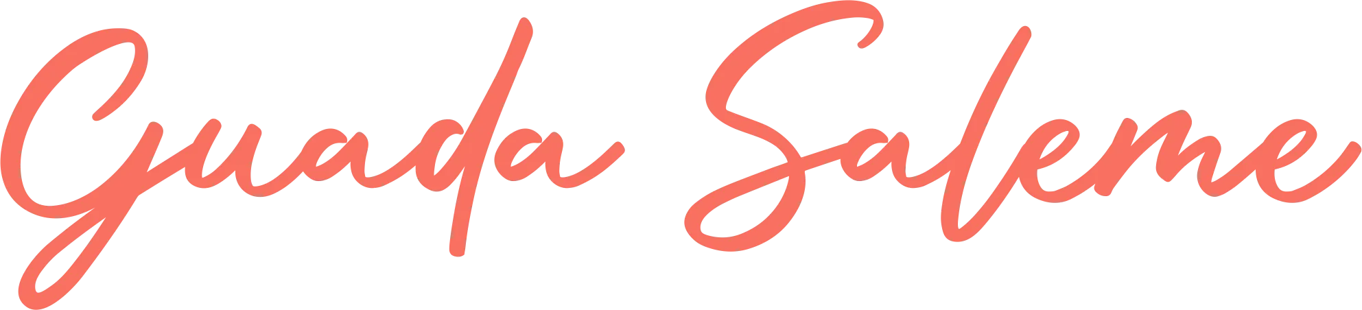 Firma de Guada Saleme